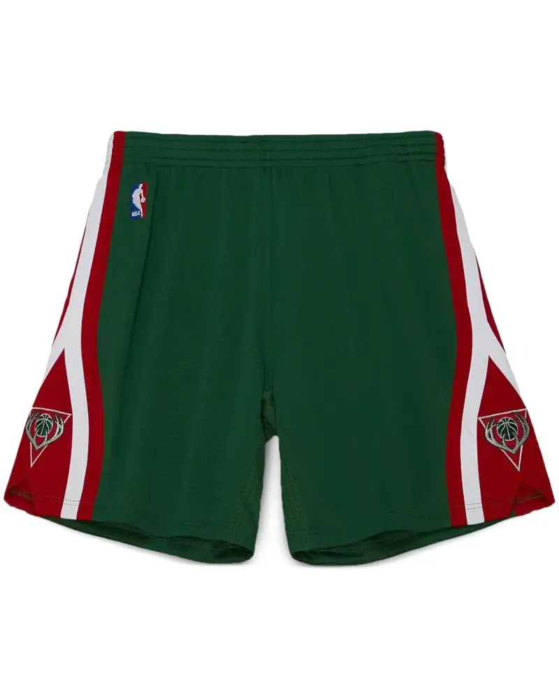 Mitchell & Ness NBA Milwaukee Bucks 2013 Shorts - Grün Grün