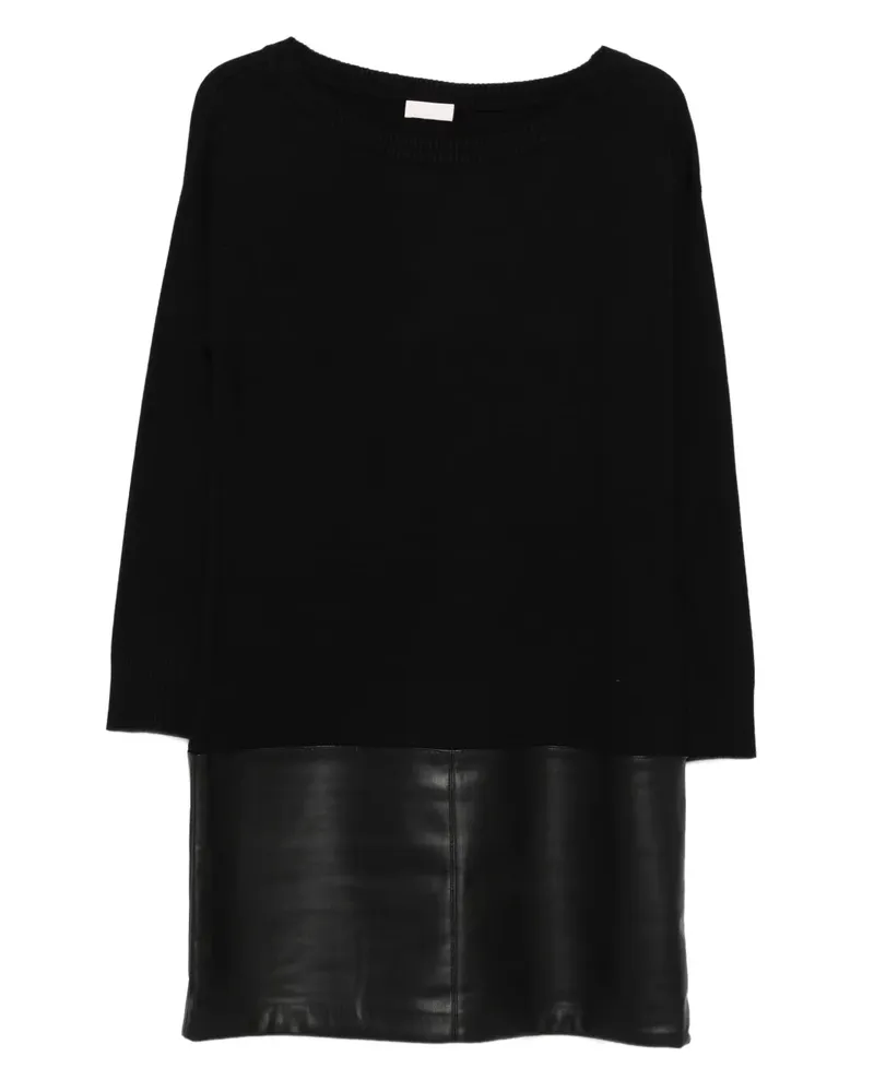 Liu Jo Minikleid mit Einsätzen - Schwarz Schwarz