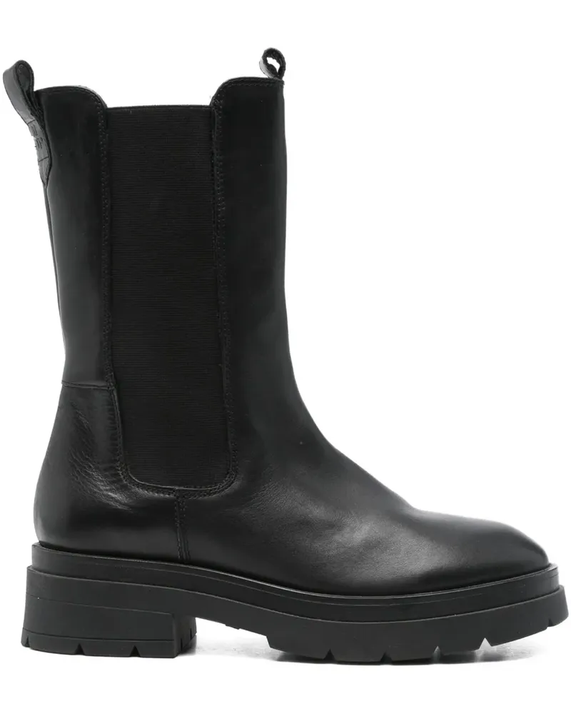 Marc O'Polo Stiefeletten mit elastischen Einsätzen - Schwarz Schwarz