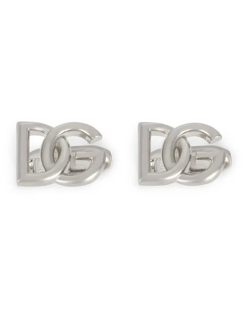Dolce & Gabbana Manschettenknöpfe mit DG - Silber Silber