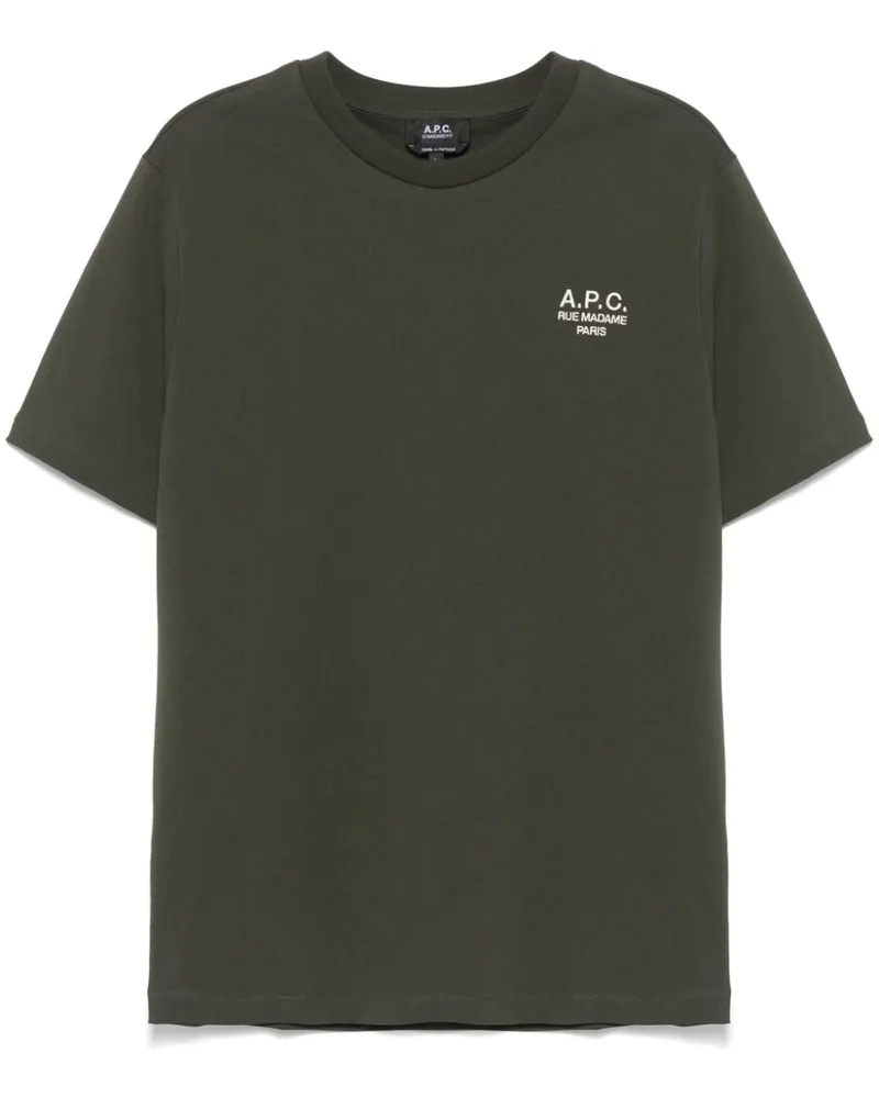 A.P.C. Rue Madame T-Shirt - Grün Grün