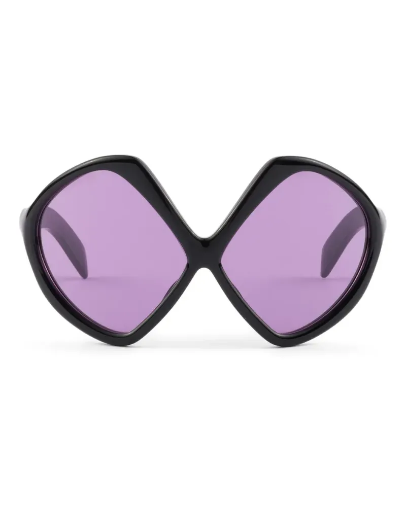 Prada Runway Sonnenbrille - Schwarz Schwarz