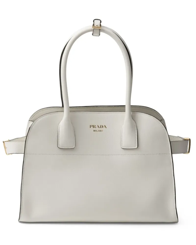 Prada Mittelgroße Handtasche - Weiß Weiß