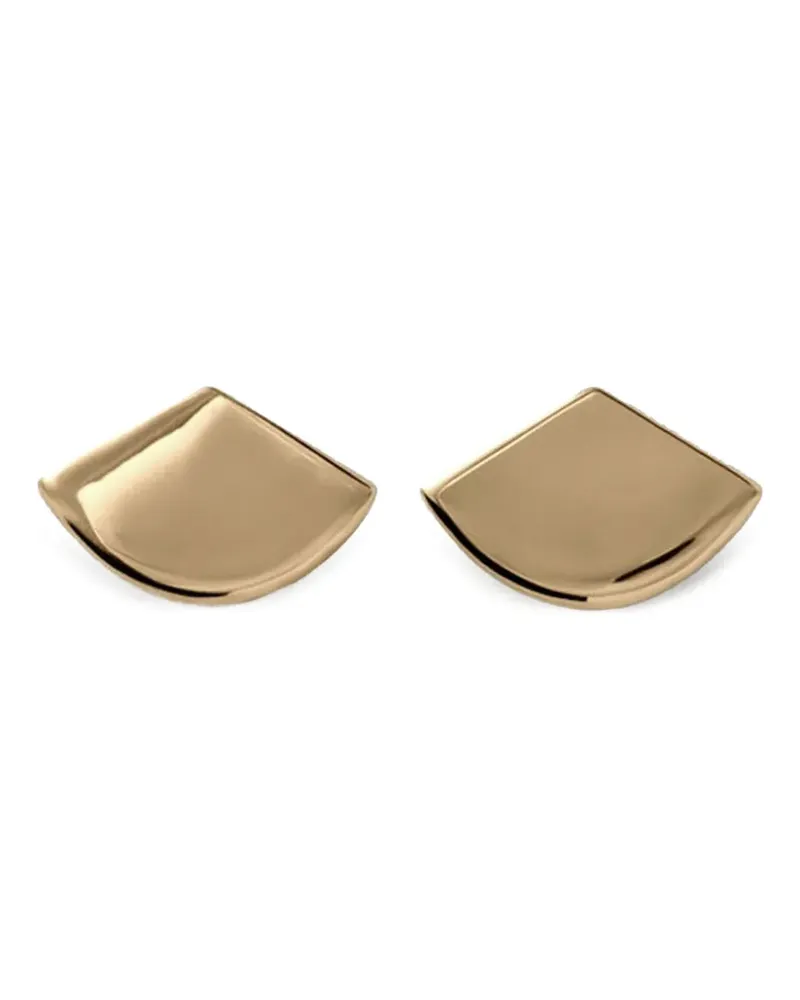 Annika Inez Ohrringe in Fächerform - Gold Gold