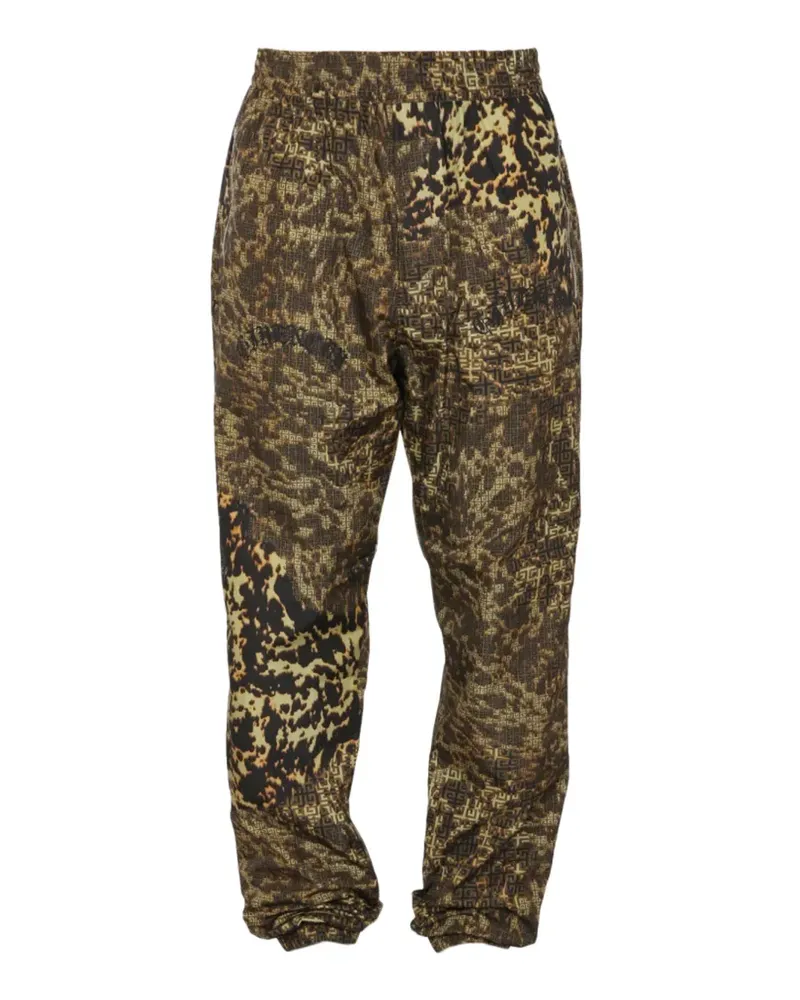 Givenchy Jogginghose mit Animal-Print - Braun Braun