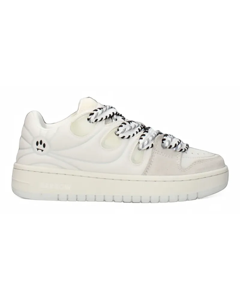 BARROW Olli Low-Top-Sneakers aus Leder - Weiß Weiß