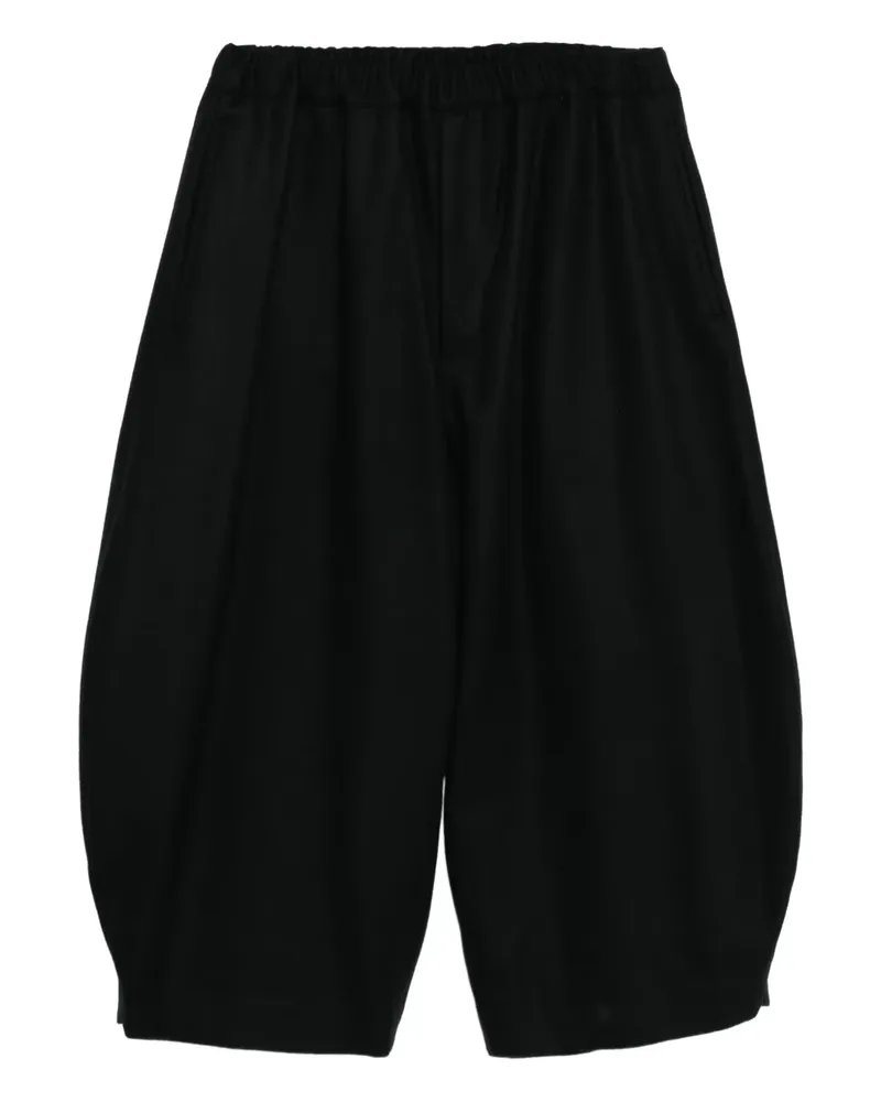 Comme des Garçons Cropped-Hose mit Tapered-Bein - Schwarz Schwarz