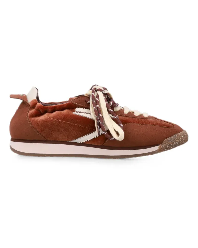 Puraai Sneakers mit Kontrasteinsätzen - Braun Braun