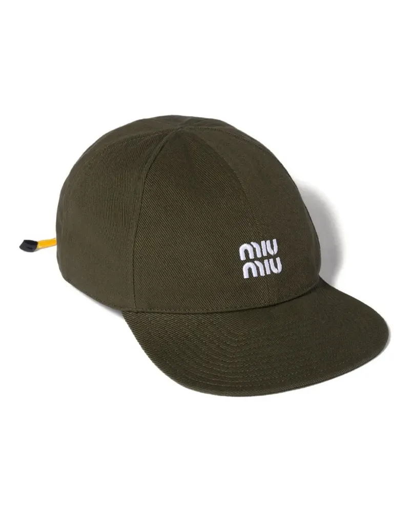Miu Miu denim baseball cap - Grün Grün