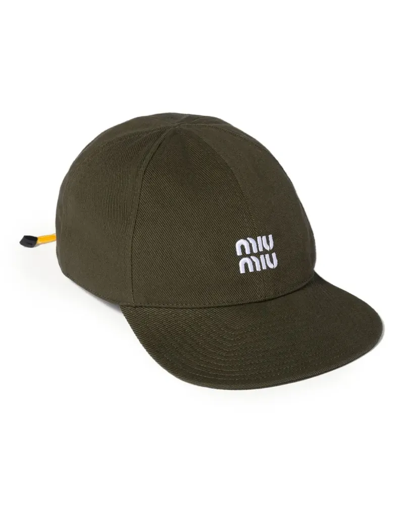 Miu Miu denim baseball cap - Grün Grün