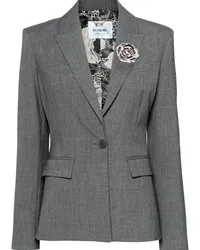 Blumarine Melierter Blazer Grau