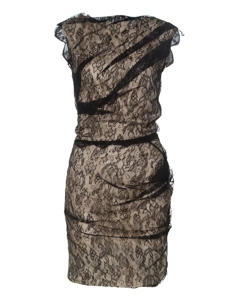 Roksanda Ilincic Drapiertes Minikleid - Schwarz Schwarz