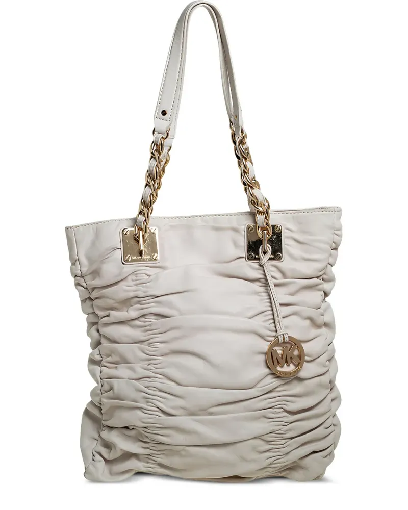 Michael Kors Pre-owned Schultertasche mit Rüschen - Weiß Weiß