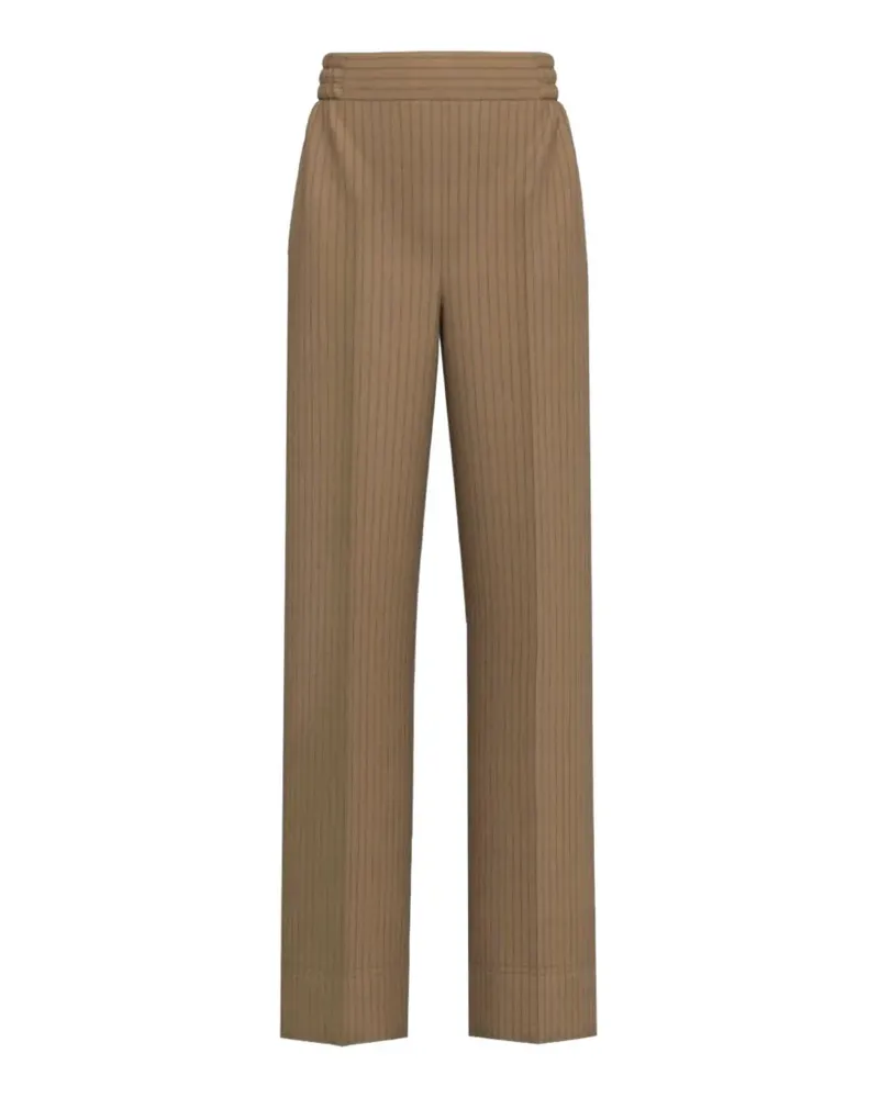 MARELLA pinstripe trousers - Braun Braun