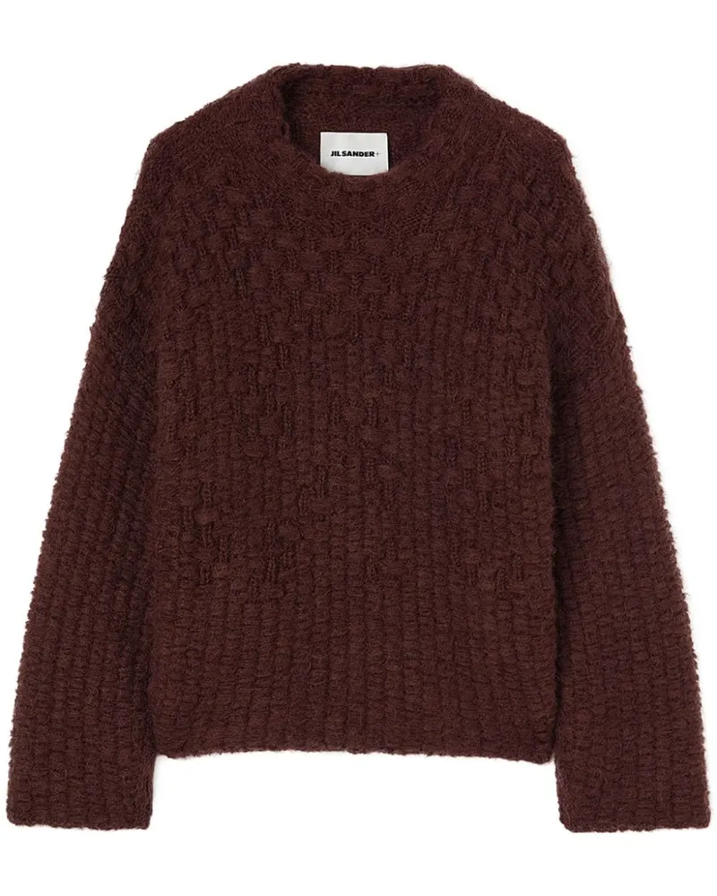 Jil Sander Grob gestrickter Pullover - Braun Braun