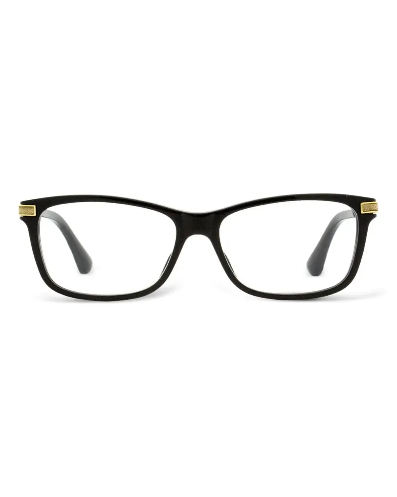 Jimmy Choo Brille mit eckigem Gestell - Schwarz Schwarz