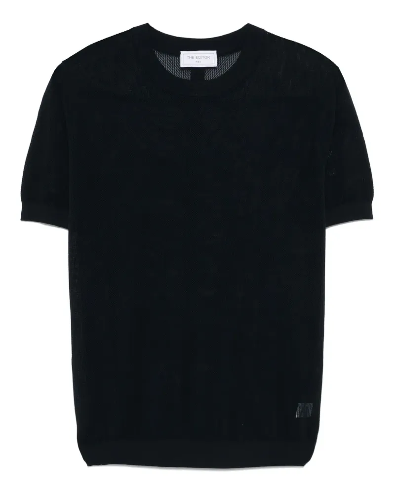 THE EDITOR Klassisches T-Shirt - Blau Blau