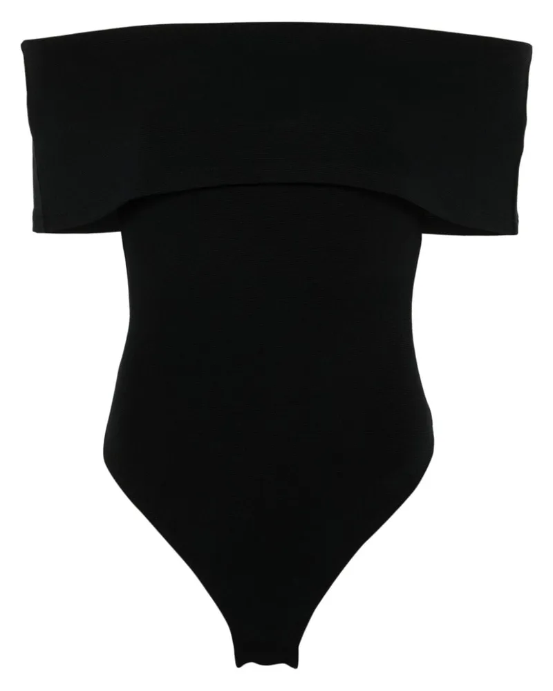 Murmur Schulterfreier Ellipse Body - Schwarz Schwarz