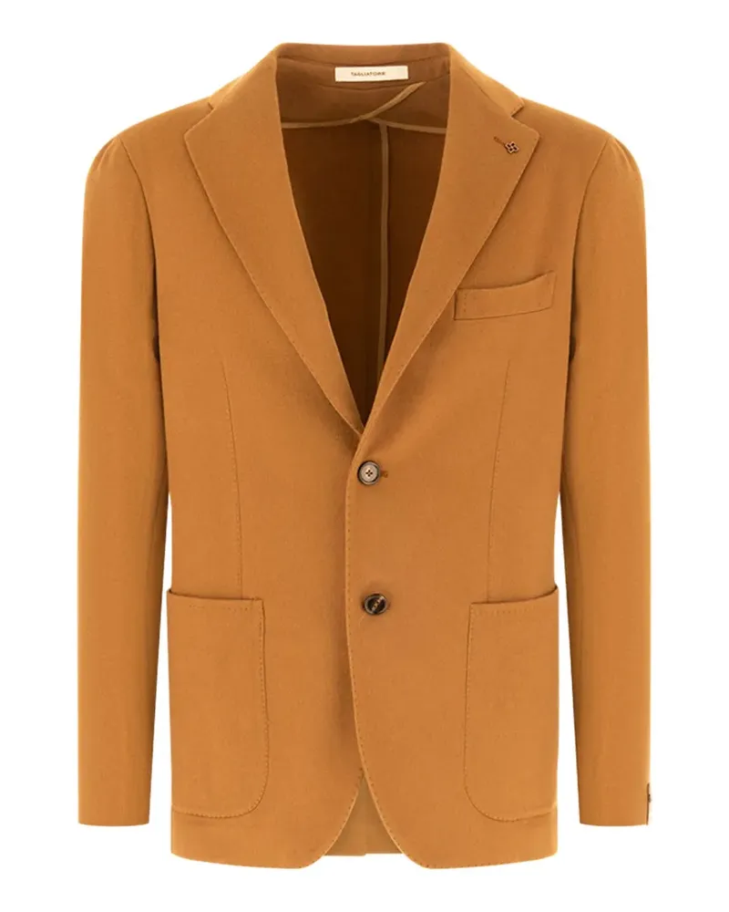 Tagliatore notch-lapels single-breasted blazer - Gelb Gelb