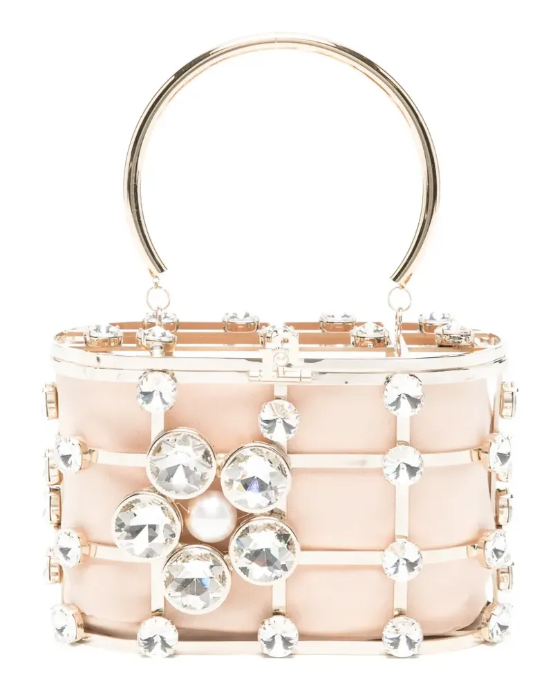 Rosantica mini Holli Matera crystal-embellished tote bag - Gold Gold