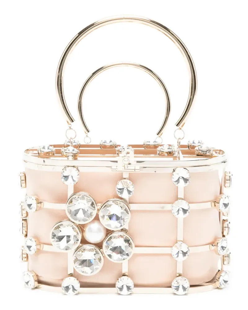 Rosantica mini Holli Matera crystal-embellished tote bag - Gold Gold
