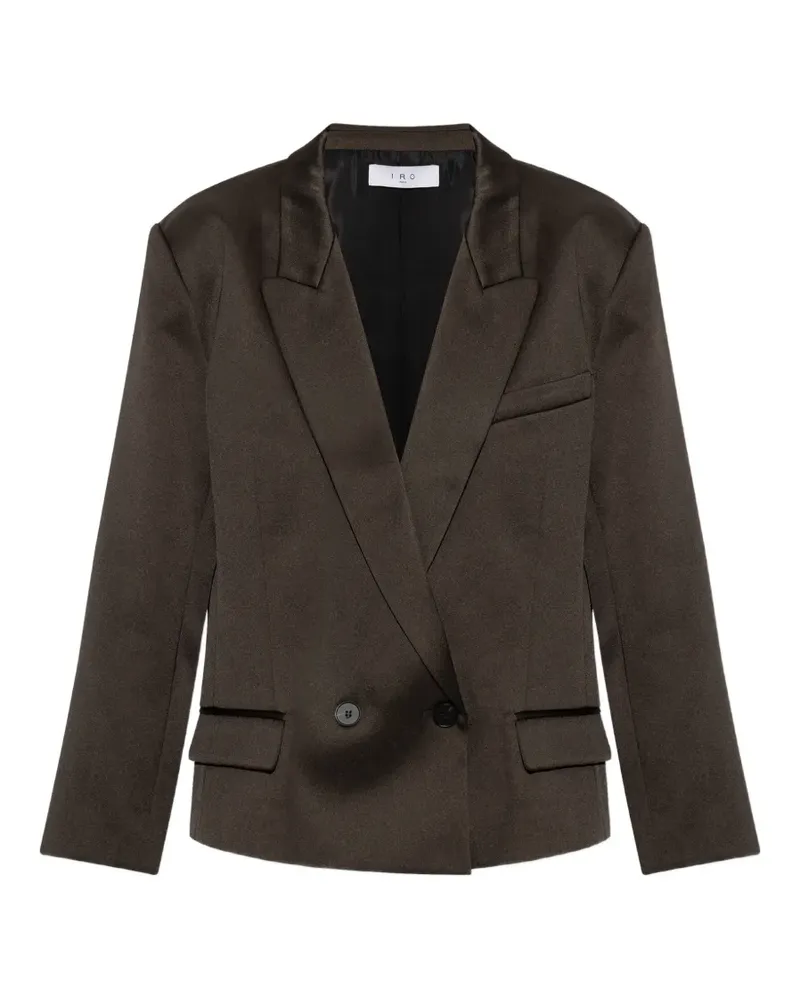 IRO Again double-breasted blazer - Braun Braun