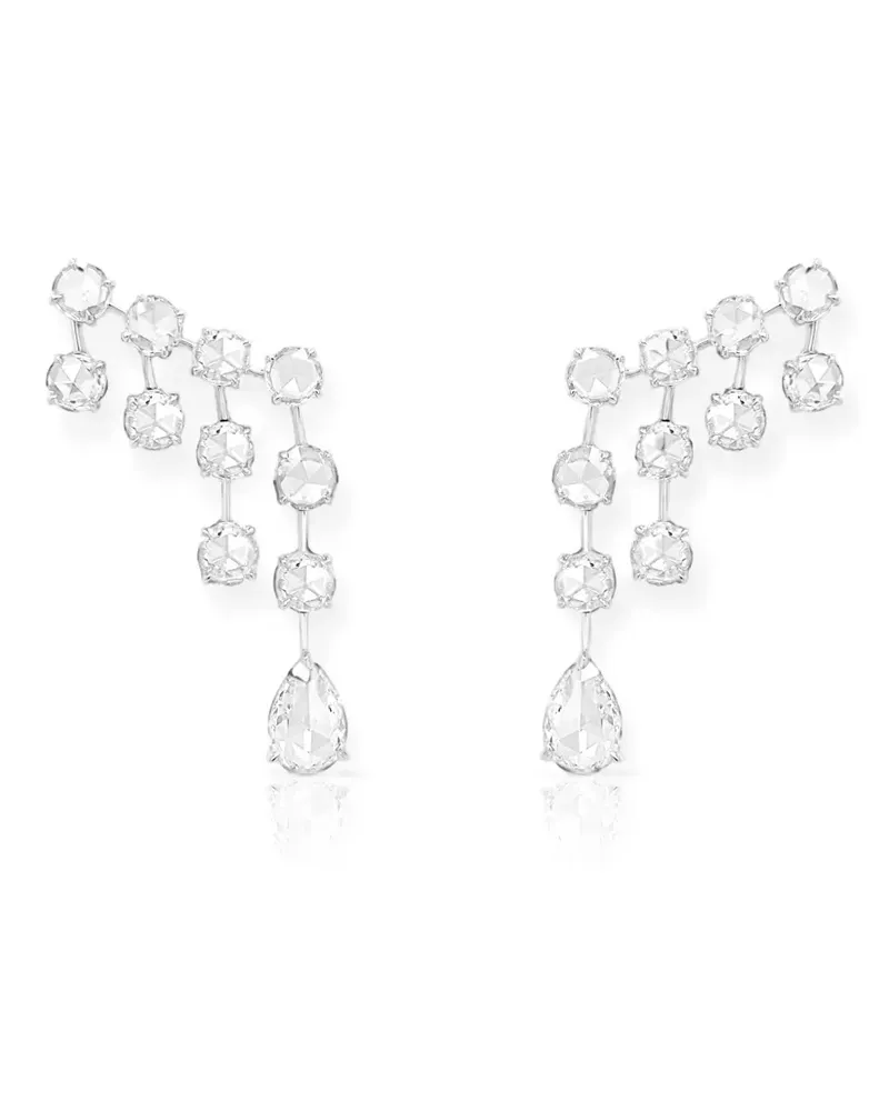 HYT Jewelry diamond drop earrings - Silber Silber
