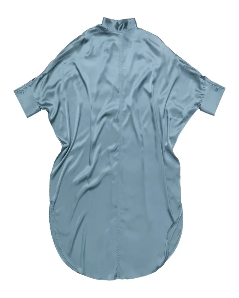 Acne Studios satin tunic dress - Blau Blau