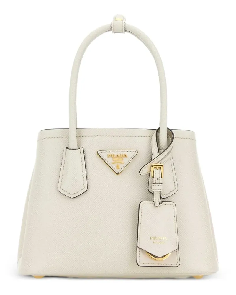 Prada Double calf leather handbag - Weiß Weiß