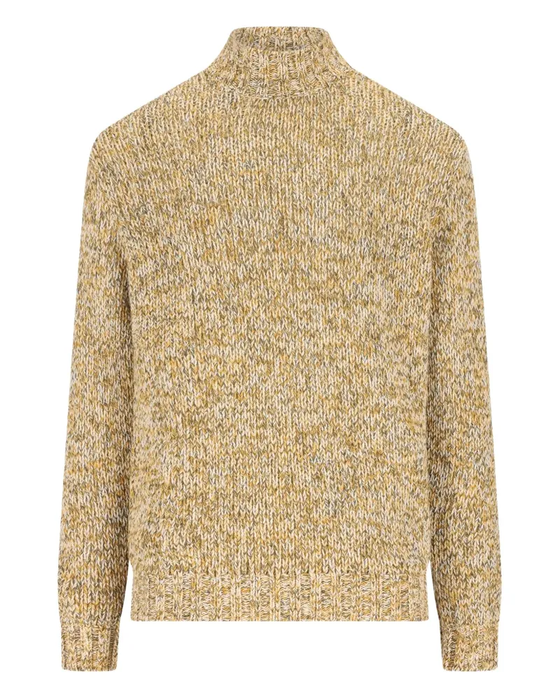 Tagliatore Rollkragenpullover mit Stehkragen - Gelb Gelb