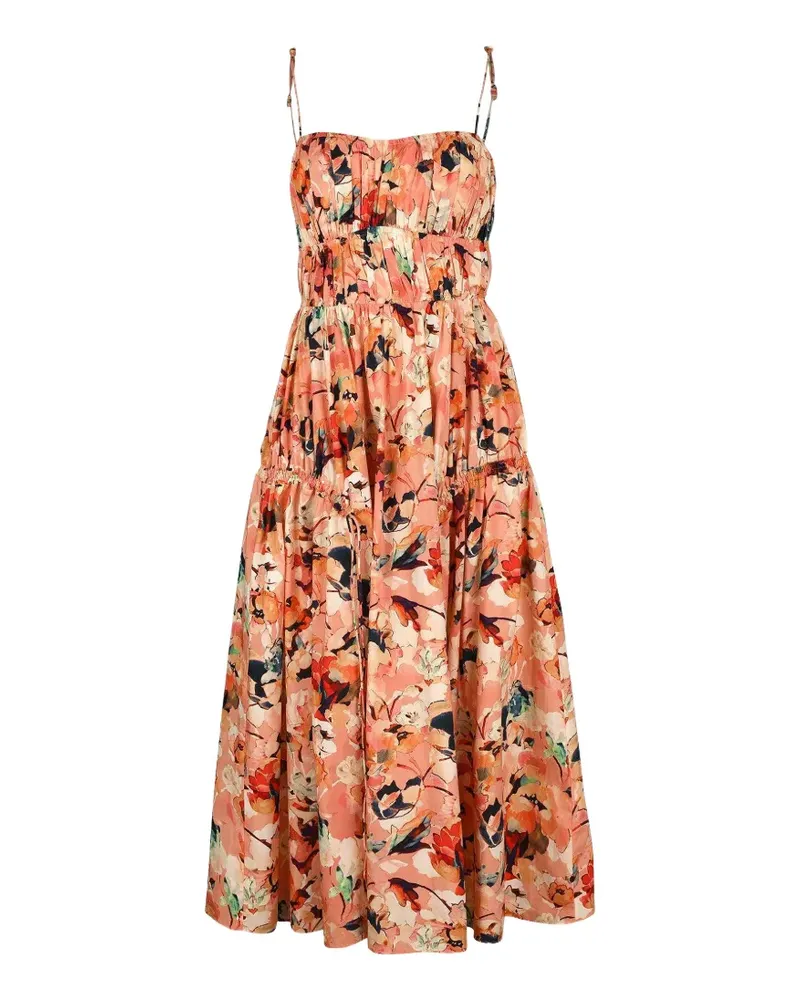 Ulla Johnson Vidri floral-print dress - Orange Orange