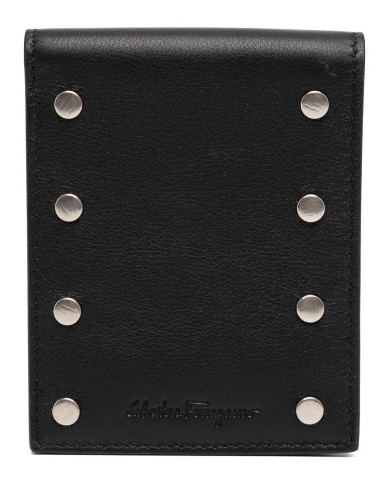Ferragamo Portemonnaie mit Logo - Schwarz Schwarz