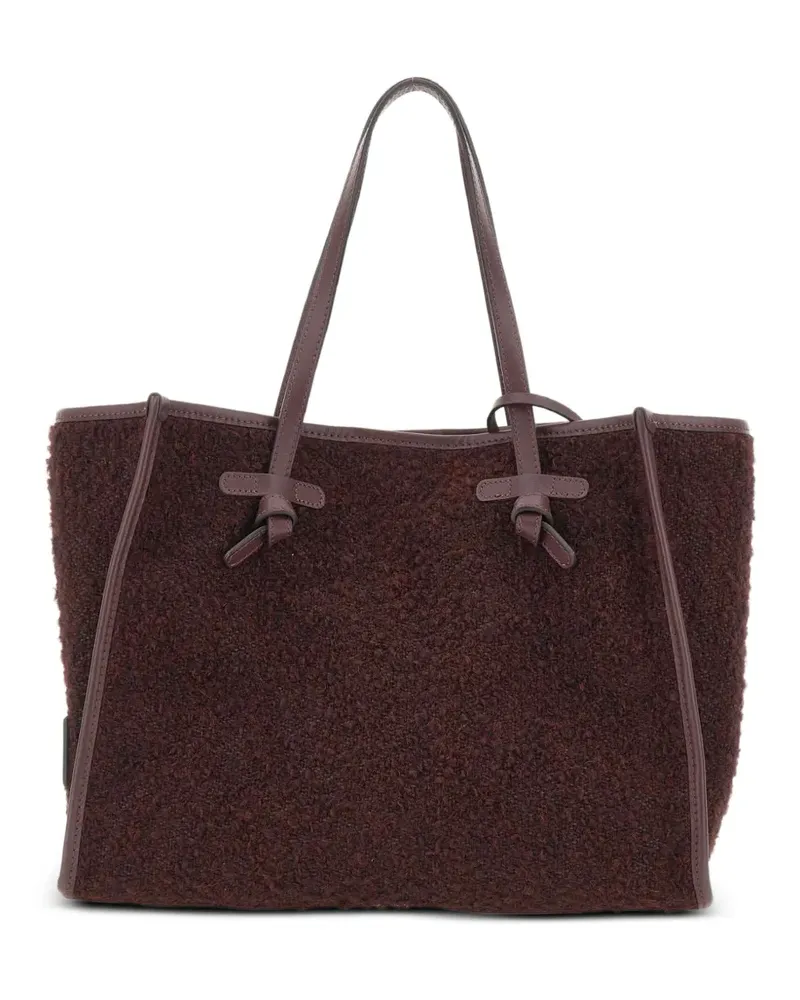 Gianni Chiarini Marcella bouclé-effect tote bag - Rot Rot