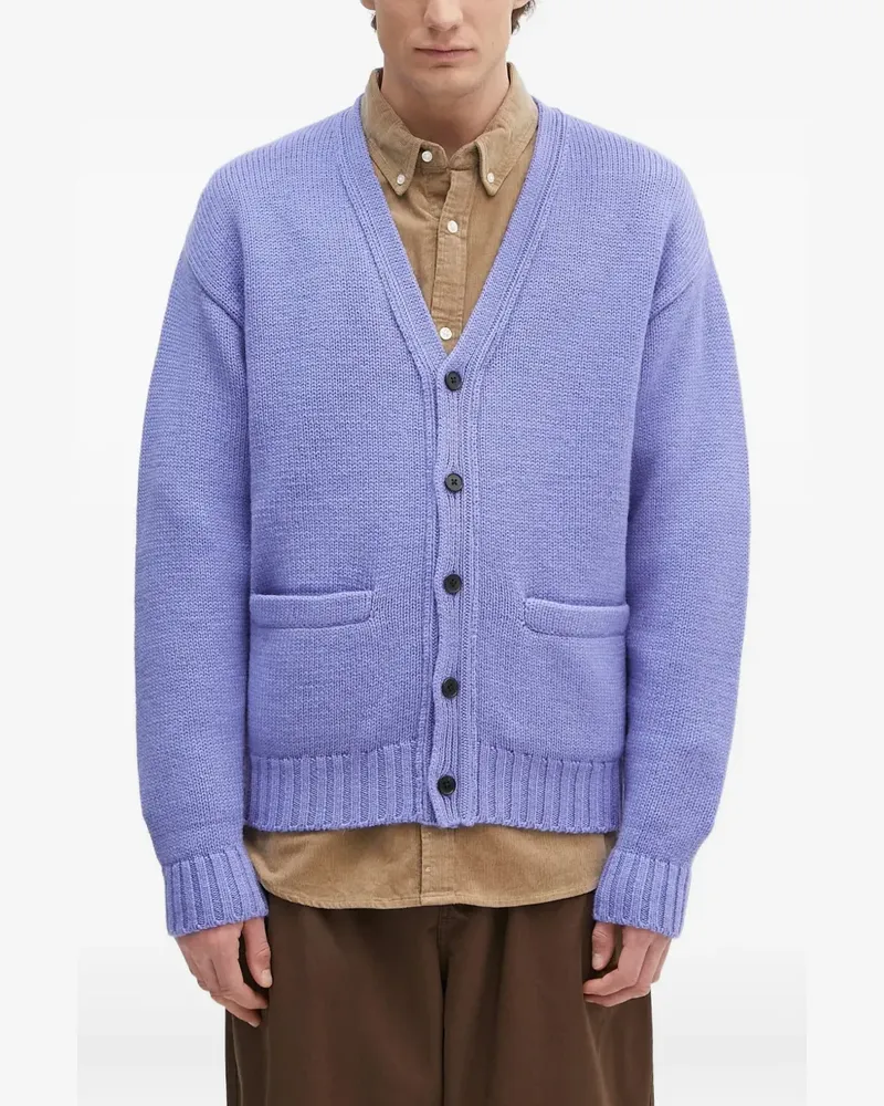 Wacko Maria Cardigan mit Herz-Motiv - Violett Violett