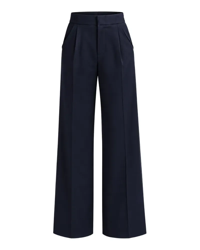 Sa Su Phi Bogart pleated wide-leg trousers - Blau Blau