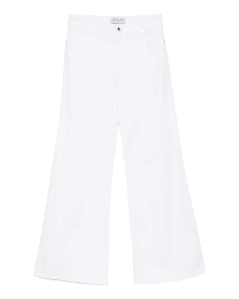 Ermanno Scervino Ausgestellte Five-Pocket-Jeans - Weiß Weiß