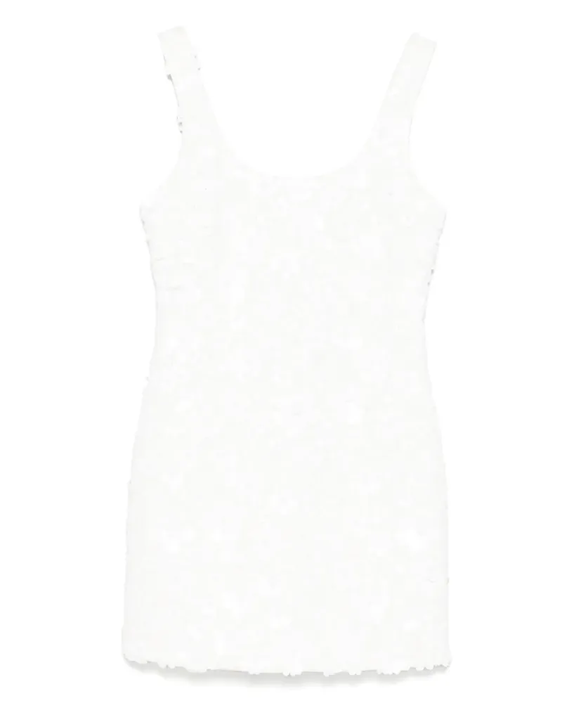 Michael Kors Scuba-Minikleid mit Pailletten - Weiß Weiß