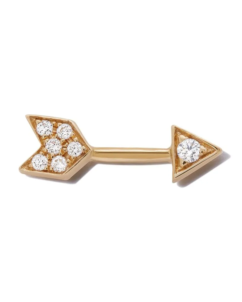 Maria Tash 18kt Gelbgoldohrring mit Diamanten Gold