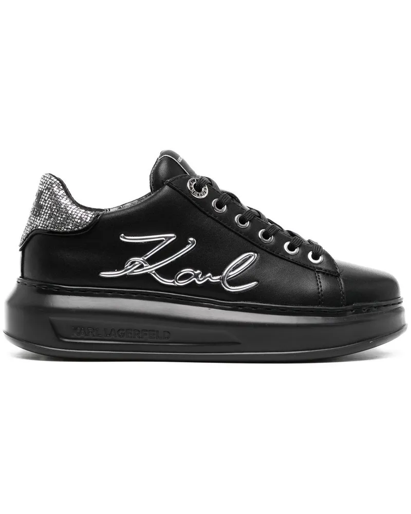 Karl Lagerfeld Sneakers mit Logo - Schwarz Schwarz