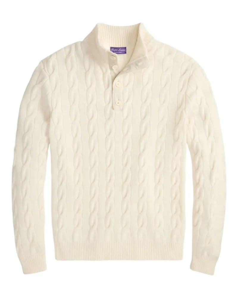Ralph Lauren Pullover mit Zopfmuster - Nude Nude