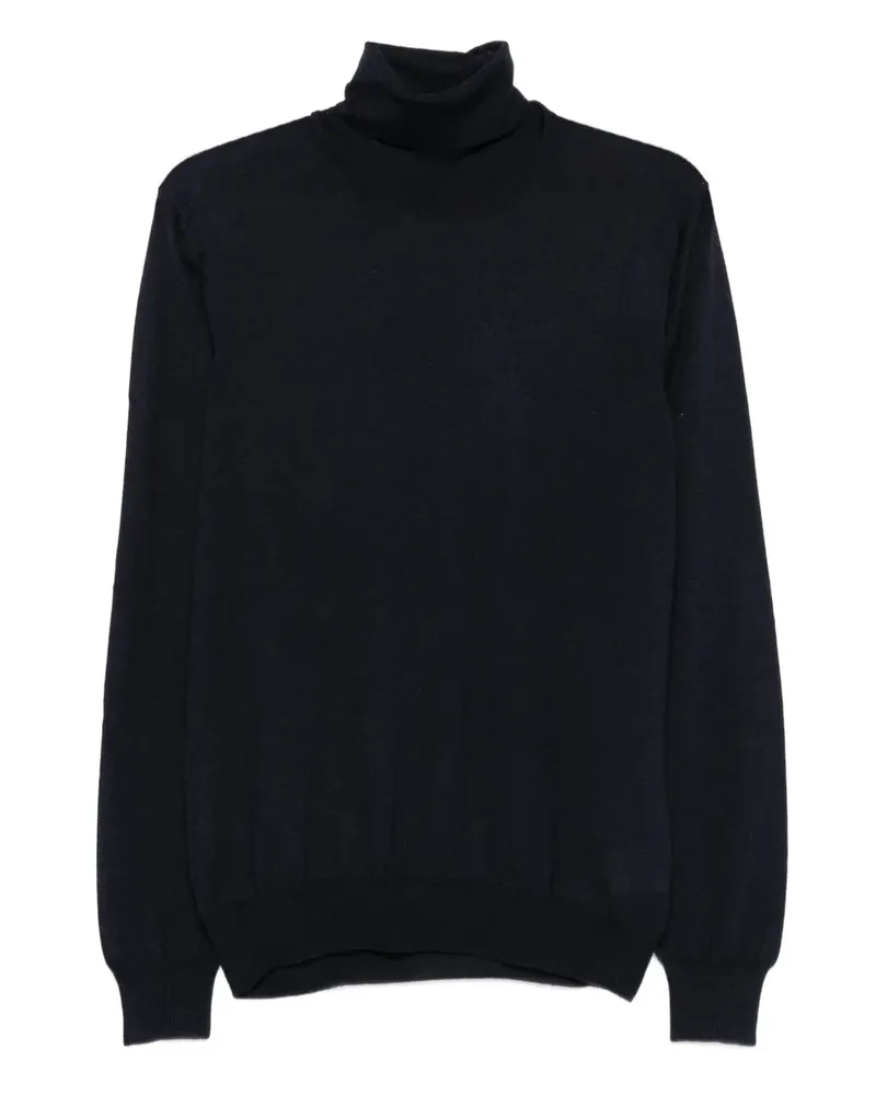 BARBA Pullover mit Rollkragen - Schwarz Schwarz