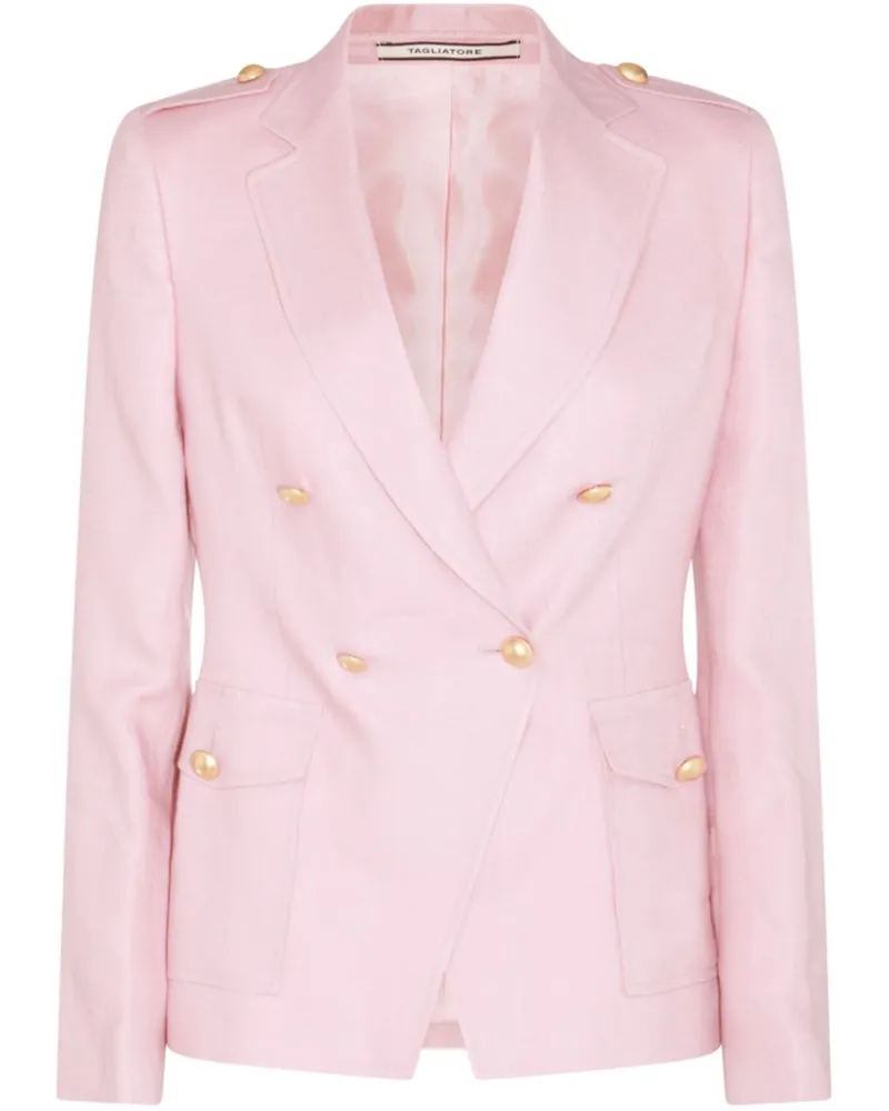 Tagliatore Doppelreihiger Blazer - Rosa Rosa