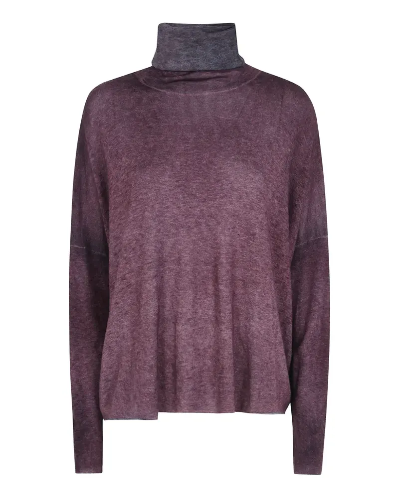 Avant Toi roll-neck drop-shoulder sweater - Violett Violett