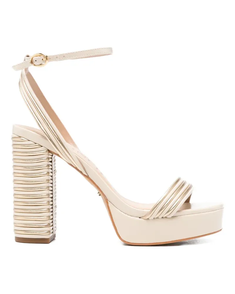 Werner platform heeled sandals - Nude Nude