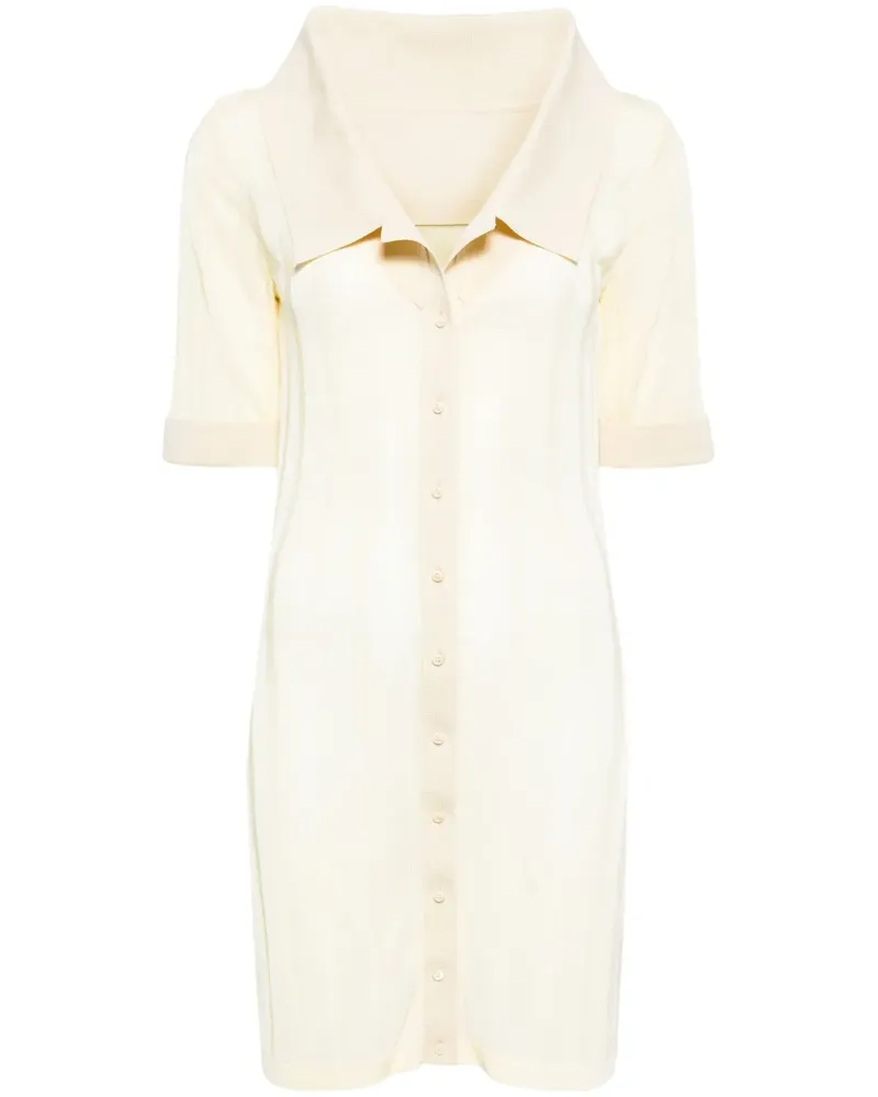 Jacquemus La Mini Robe Manta Kleid - Gelb Gelb