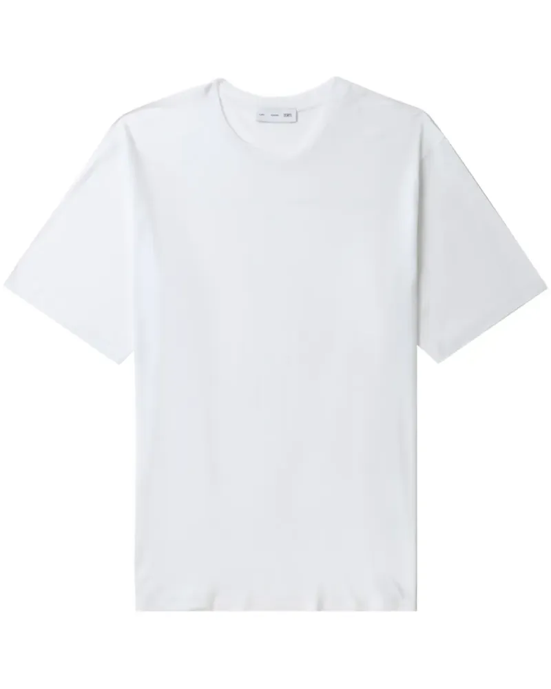 Post Archive Faction T-Shirt mit Logo-Print - Weiß Weiß