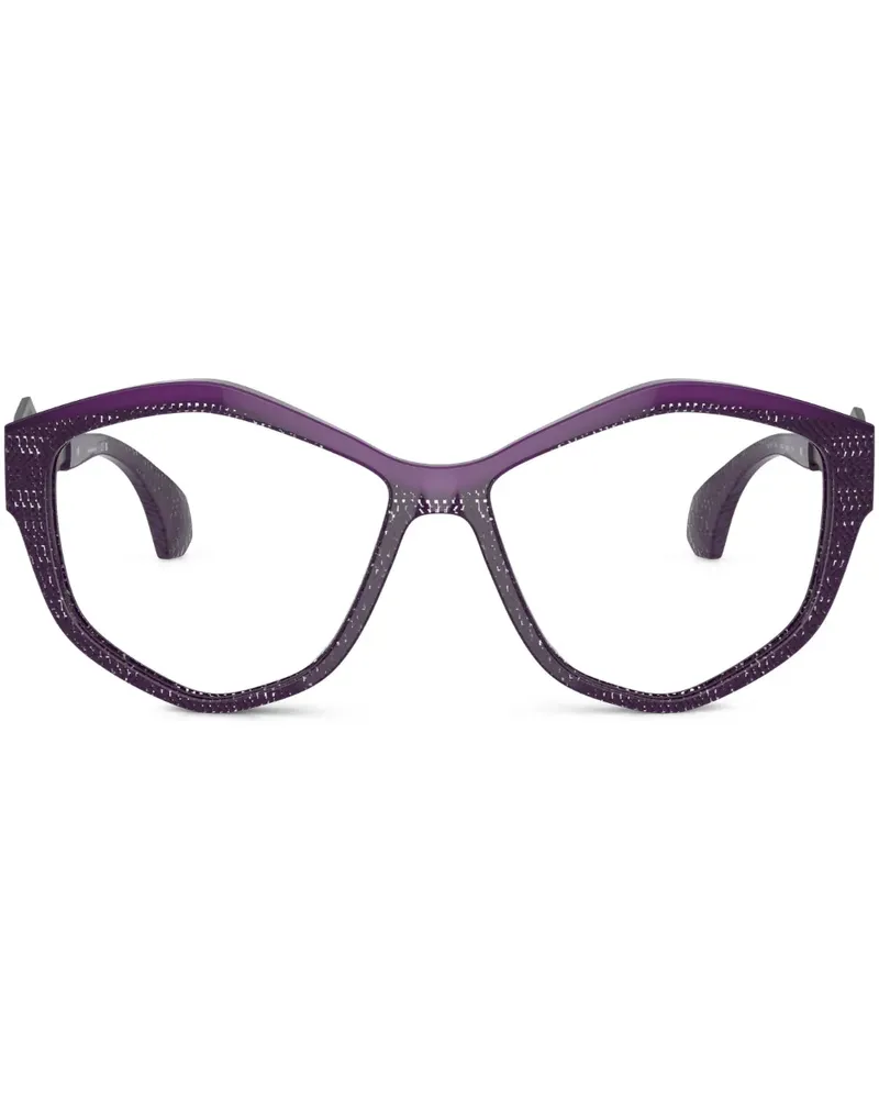 Alain Mikli Brille mit geometrischem Gestell - Violett Violett
