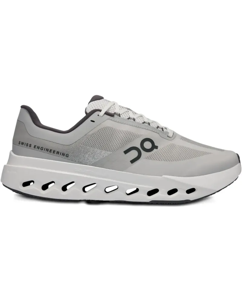 ON Cloudsurfer Next Wide "Glacier/White" Sneakers - Grau Grau