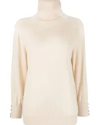 MAX&MOI Kaschmirpullover mit Rollkragen Nude