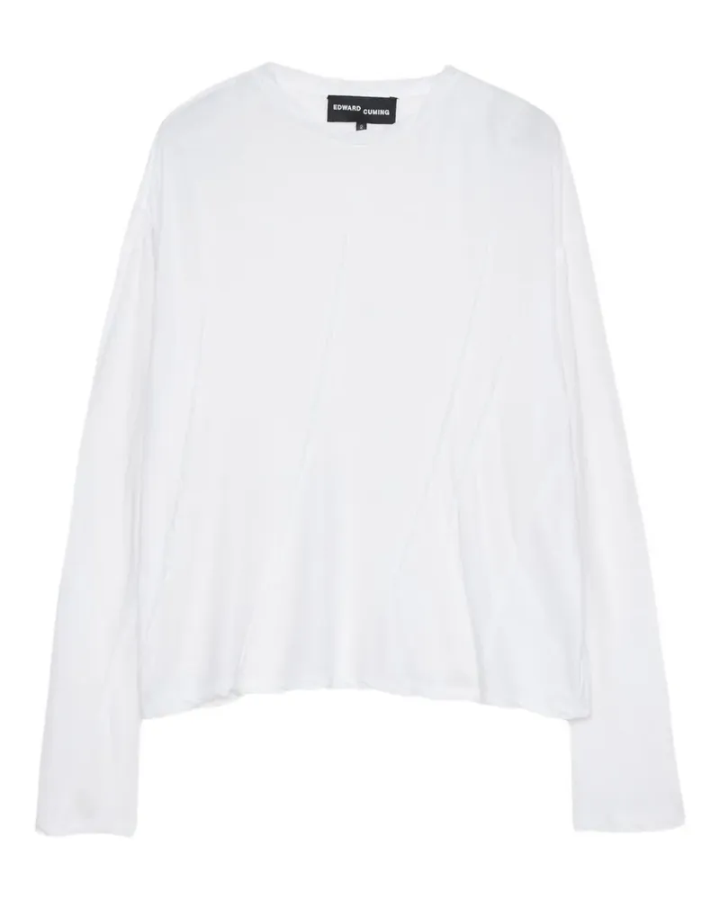 Edward Cuming Langarmshirt aus Baumwolle - Weiß Weiß